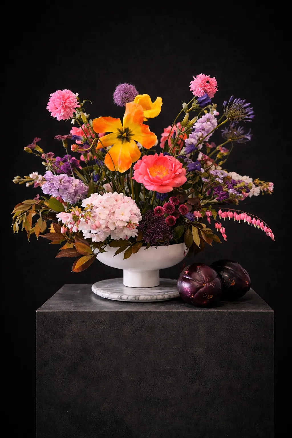 Editorial Stillleben mit kontrollierter Farbe und Licht