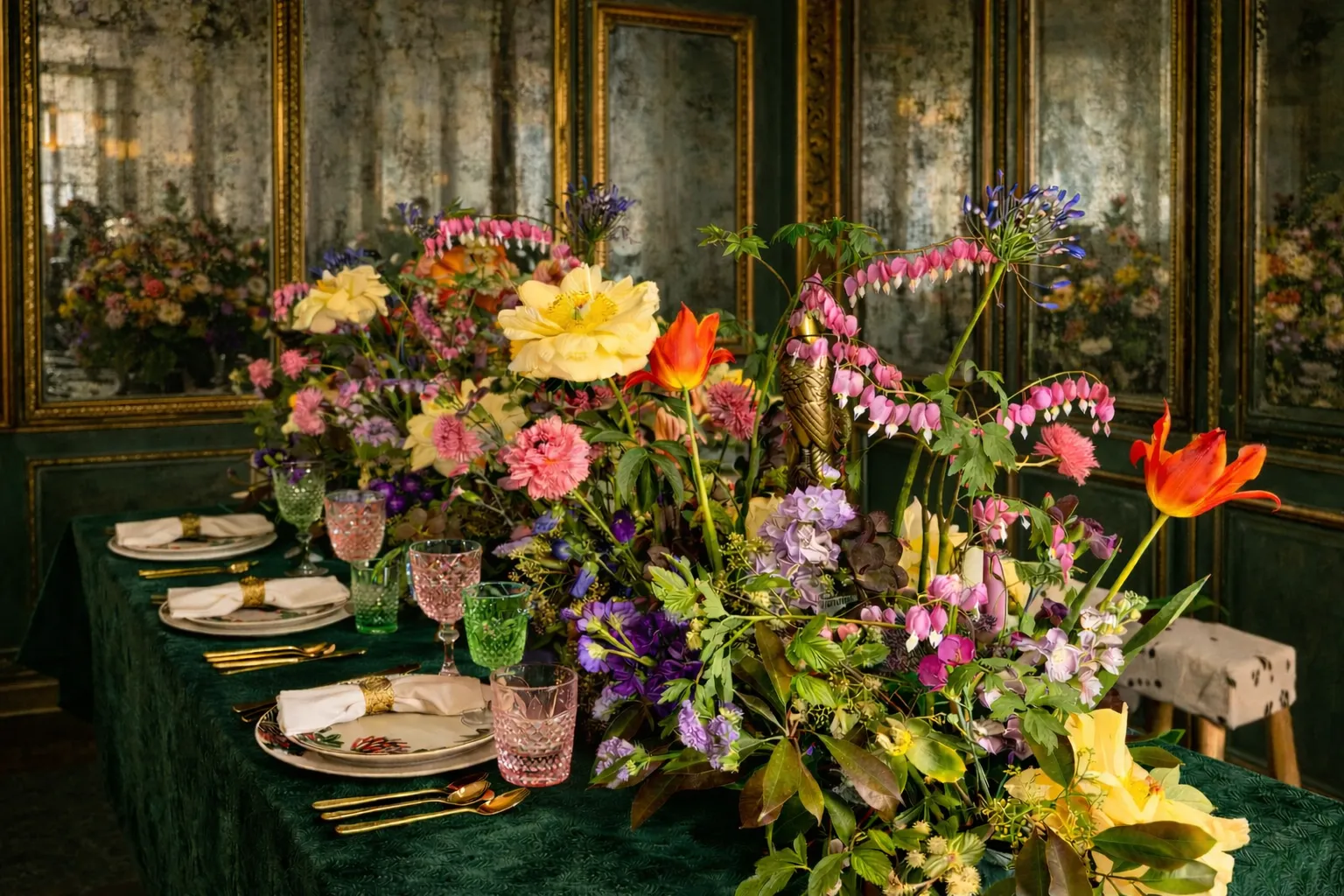 Private Kommission — skulpturales Blumenobjekt für eine Hochzeit